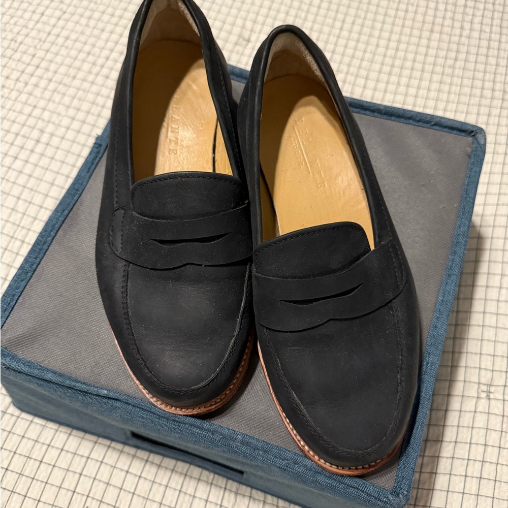 Handmade (Adelante) Black Leather Loafers size 7.5 - Picture 5 of 5